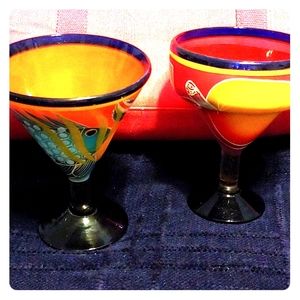 Glassware.. Unique martini glass